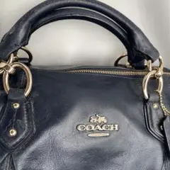 コーチ本革バック［Coach］ネイビー