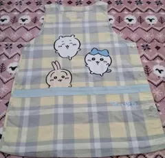 保育士 エプロン ちいかわ ハチワレ うさぎ チェック しまむら