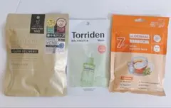 【未使用】フェイスパック 3点セット VC100 Torriden まとめ売り