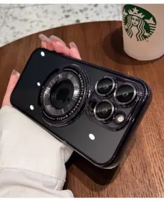 iPhone15plusケース スタンド付き MagSafe充電 レンズ保護