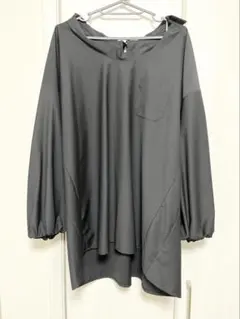 AS KNOW AS ビッグシルエットシャツ　ブラック