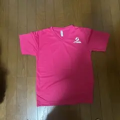 STIGA ピンク Vネック 半袖ウェア S ユニフォーム
