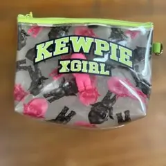 キューピー　x-girl ポーチ　クリア　透明