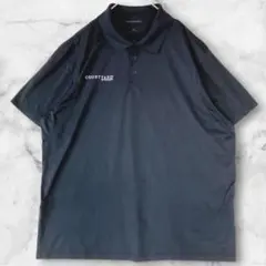 SPORT-TEK 半袖ポロシャツ 刺繍ロゴ 3XL ブラック