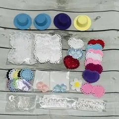 デコレーションパーツセット 多様な色と形