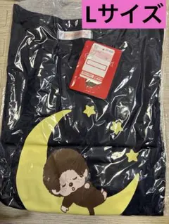 モンチッチ　Tシャツ　ハーフパンツ　パジャマ　ルームウェア　L 短パン　しま　月のサムネイル