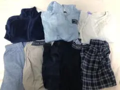 女の子　140 150 冬物　8点まとめ売り　裏起毛　フリース　パーカーパンツ