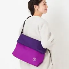 HITCH HIKE MARKET フラップ式 ショルダーバッグ パープル 紫のサムネイル