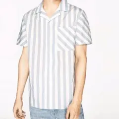 ZARA ストライプシャツ　半袖
