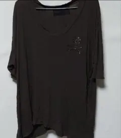 ロエン Roen スワロフスキースカル 半袖Tシャツ