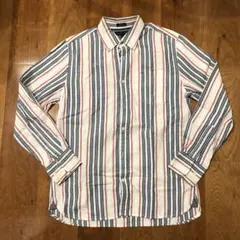 美品　TOMMY HILFIGER ストライプ長袖シャツ Ｍ