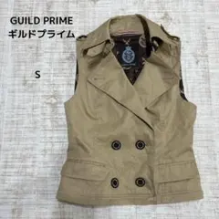 ギルドプライム トレンチベスト 36 キャメル ジレ 重ね着 完売品 お洒落のサムネイル