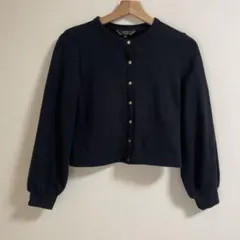 美品☆トゥビーバイアニエスベー　トラディショナル　カーディガン　38 ブラック