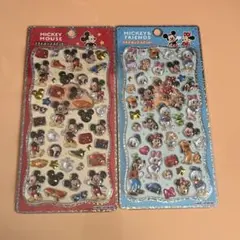 【正規品】ミッキーマウス ミッキー＆フレンド プチドロップステッカー
