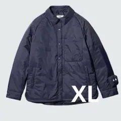 新品　ユニクロ アニヤハインドマーチ パフテックシャツジャケット ネイビー