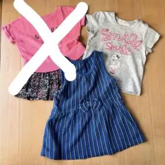 女の子　まとめ　Tシャツ　ワンピース　80cm