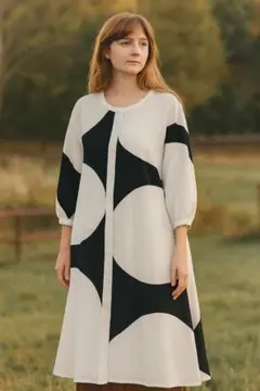 黒ロングワンピース