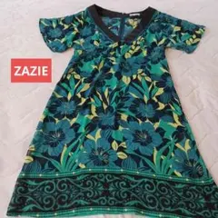 ZAZIE フラワープリント 半袖チュニック 40のサムネイル