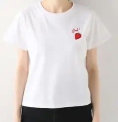 【LISA SAYS GAH/リサセイガウ】ストロベリー エンブロイダリーTEEのサムネイル