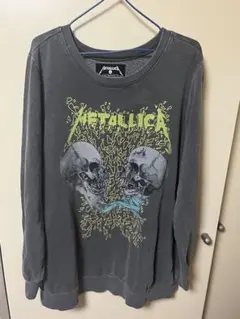 METALLICA スカルデザイン トレーナー サイズ2 グレー vintage