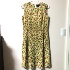 ワンピース　レトロ花柄　TALBOTS サイズ4