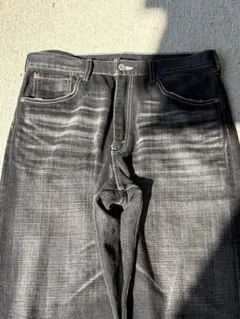 リーバイス 504 w33 l33 ブラックワイドストレート バギー 569型