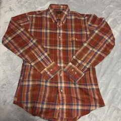 80s Wrangler ヴィンテージ チェック柄 長袖シャツ S