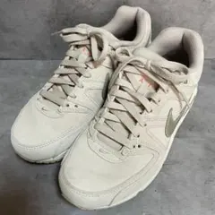 【ナイキ】（24）スニーカー エアマックスコマンドプレミアム ベージュ 天然皮革