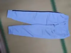 ライトブルー M ジャージパンツ サイドストライプ