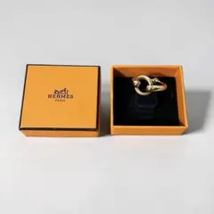 美品 スカーフ リング HERMES エルメス ホースビット ゴールドのサムネイル