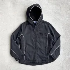 希少 00s OLD NAVY 古着 ギミック ナイロンブルゾン ネイビー