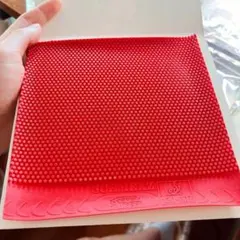 完全アンチ　赤　粒高 イボ　ラバー　卓球　粒高　SCHMERZ シュメルツ　E2