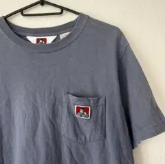 BEN DAVIS ポケットTシャツ ブルー Mサイズのサムネイル