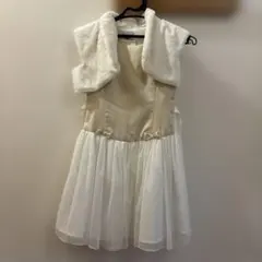 発表会ドレス 子供用 130 白　コストコのサムネイル