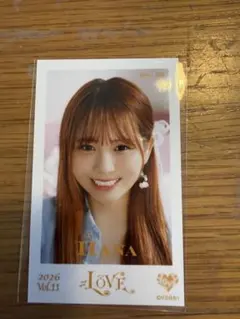 R*u様 大場花菜　ラブソングに襲われる　タワレコポストカード　直筆 LOVE イコラブ ラブソングに襲われる 大場花菜 CD 封入 生写真 セット