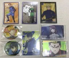 ブルーロック 缶バッジ クリアカード ステッカー ウェハース まとめ売り