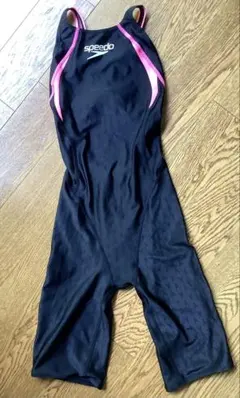Speedo 競泳水着 レディース Lサイズ SD40H53F ブラック×ピンクのサムネイル