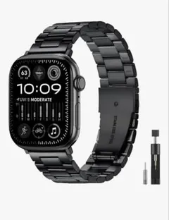 コンパチブルアップルウォッチ バンド ステンレス 対応 長さ調整可能