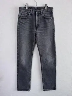 80s LEVI’S 505 先染め ブラック usa製 33