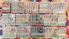 ワンピースカード　赤緑ルフィ　デッキ