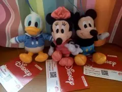 ディズニー ミッキー&フレンズ  ベーシックフォーマルマスコット 3つセット