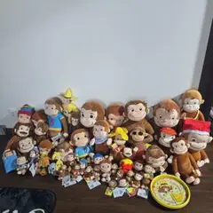 おさるのジョージぬいぐるみまとめて
