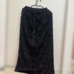 黒いタイトスカート M ロングスカート