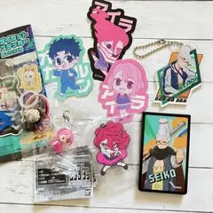 ダンダダン グッズまとめ めじるしアクセサリー ステッカー キーホルダー 未使用