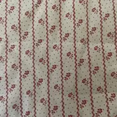 Rare YUWA Antiques Small Floral Pattern Fabric Antique