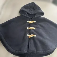 HOTBISCUITS ミキハウス　フリースポンチョ・マント　80〜90