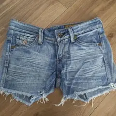 SOMETHING ライトブルー ショートパンツ