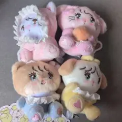 mikko　ふわふわBABYマスコット　キャミー　ムース　ラテ　スフレ