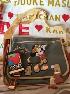 レトロ Mickey Unlimited ミッキーマウス ショルダーバッグ