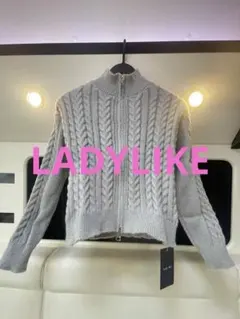 ジップアップニット